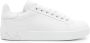 Dolce & Gabbana Witte Leren Sneakers met Ingegraveerd Logo White Dames - Thumbnail 7