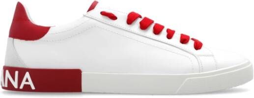 Dolce & Gabbana Stijlvolle Sneakers in het Wit White Heren