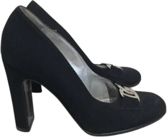 Dolce & Gabbana Pre-owned Canvas heels Blue Dames