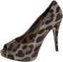 Dolce & Gabbana Pre-owned Canvas heels Brown Dames - Thumbnail 1