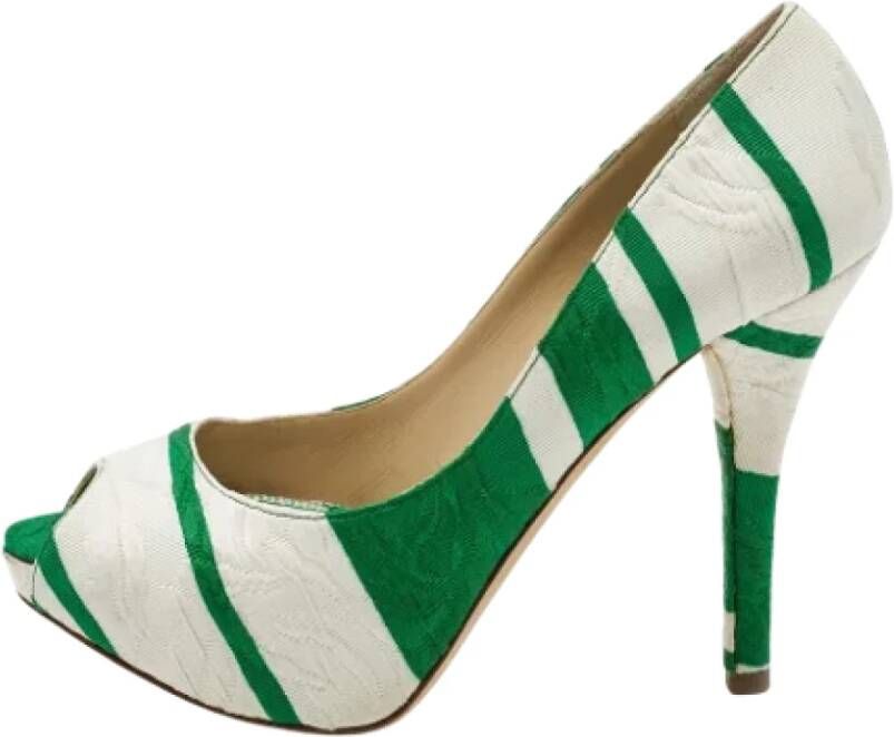 Dolce & Gabbana Pre-owned Canvas heels Multicolor Dames