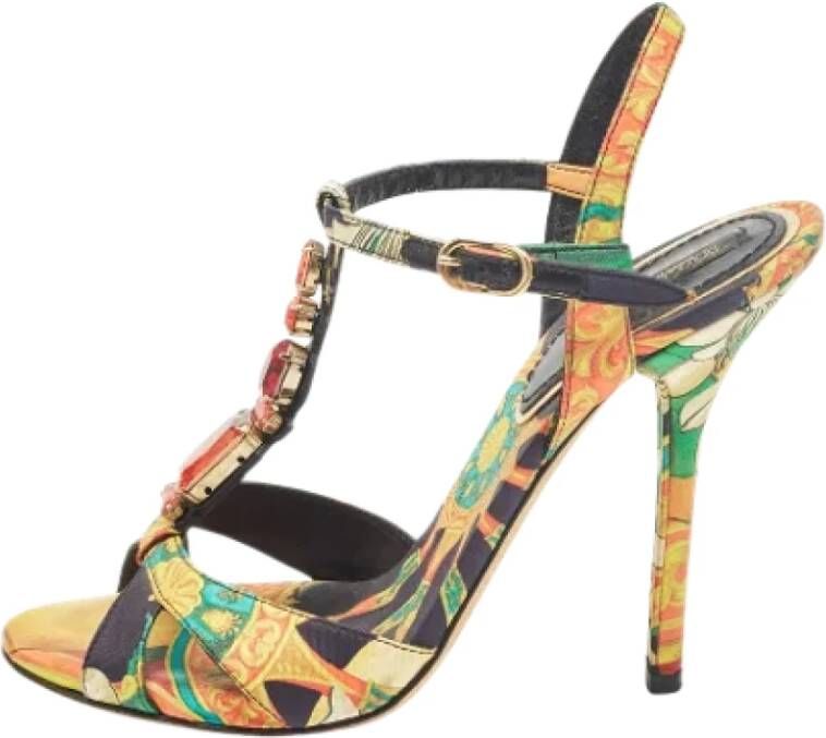 Dolce & Gabbana Pre-owned Canvas sandals Multicolor Dames