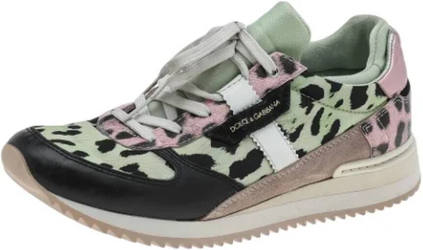 Dolce & Gabbana Pre-owned Canvas sneakers Multicolor Dames