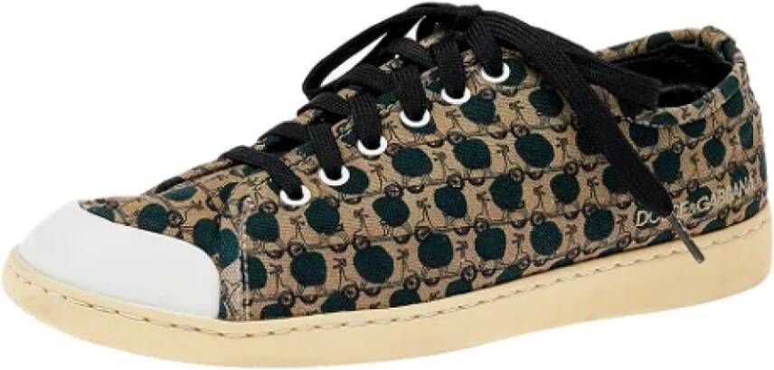 Dolce & Gabbana Pre-owned Canvas sneakers Multicolor Dames