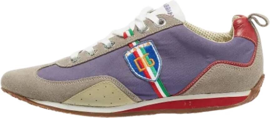 Dolce & Gabbana Pre-owned Canvas sneakers Multicolor Dames