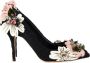 Dolce & Gabbana Pre-owned Cotton heels Black Dames - Thumbnail 1