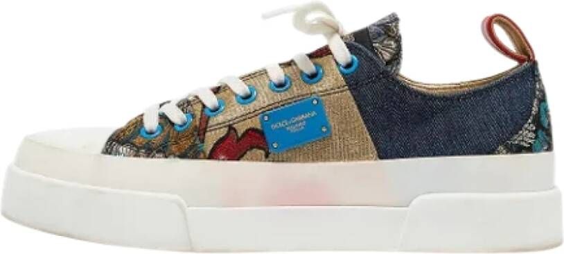 Dolce & Gabbana Pre-owned Denim sneakers Multicolor Dames