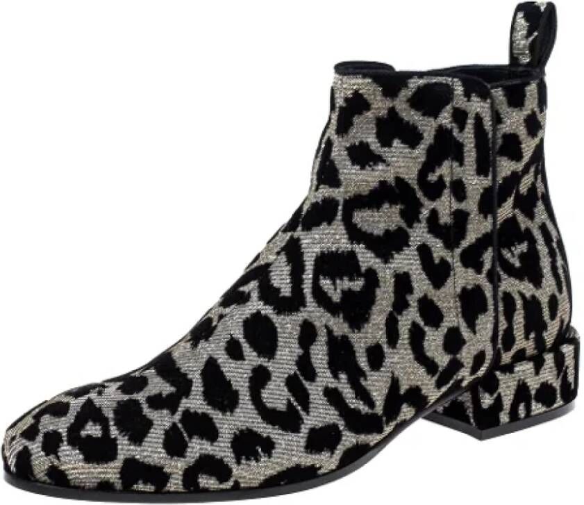 Dolce & Gabbana Pre-owned Fabric boots Black Dames