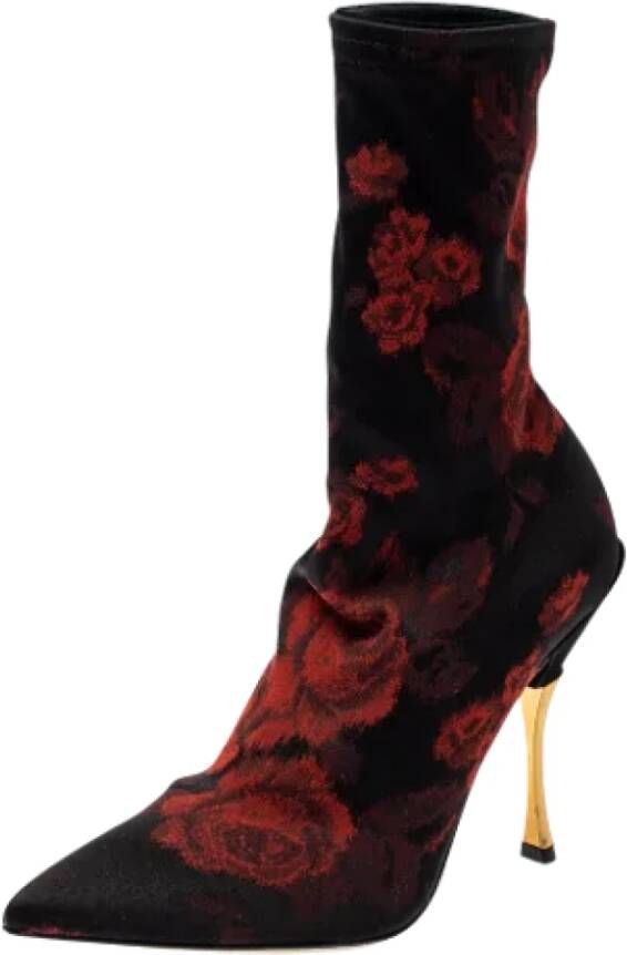 Dolce & Gabbana Pre-owned Fabric boots Black Dames