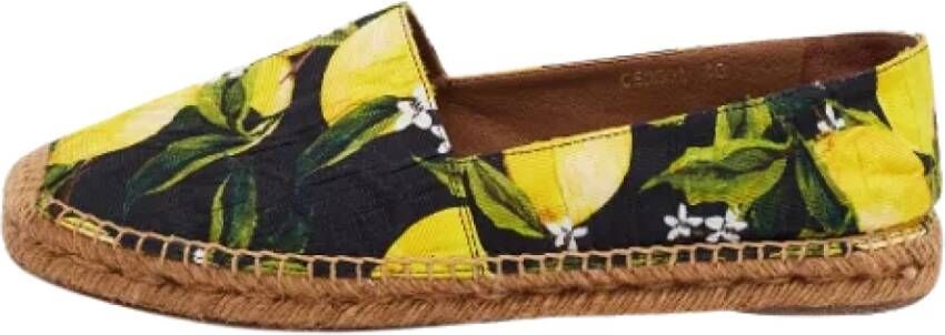 Dolce & Gabbana Pre-owned Fabric flats Multicolor Dames