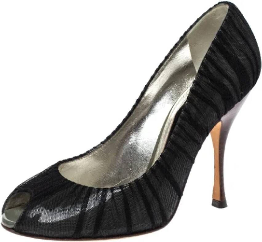 Dolce & Gabbana Pre-owned Fabric heels Black Dames