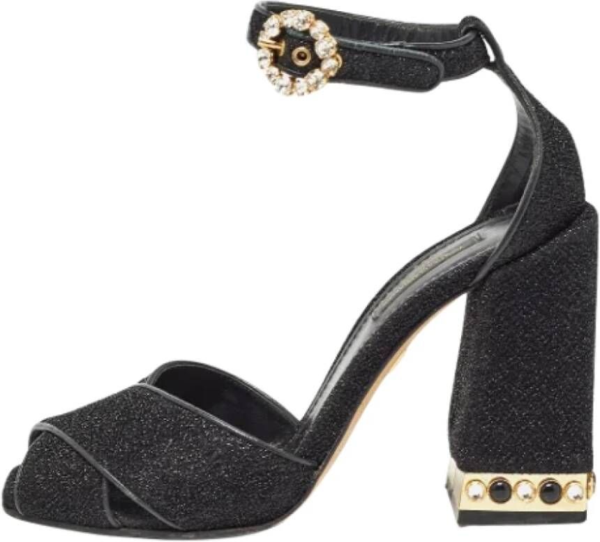 Dolce & Gabbana Pre-owned Fabric heels Black Dames