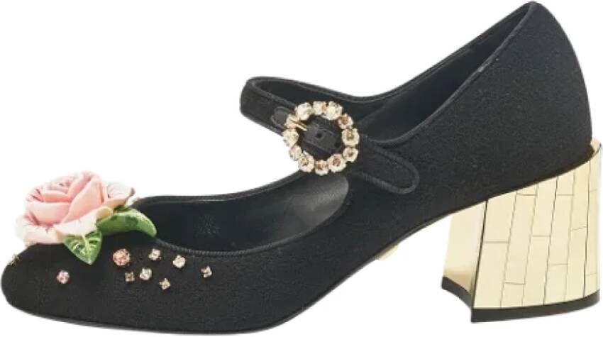 Dolce & Gabbana Pre-owned Fabric heels Black Dames