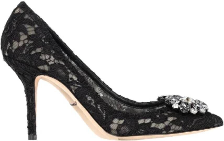 Dolce & Gabbana Pre-owned Fabric heels Black Dames