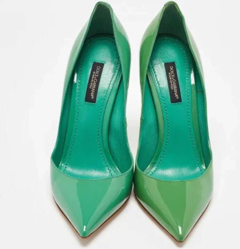 Dolce & Gabbana Pre-owned Fabric heels Green Dames