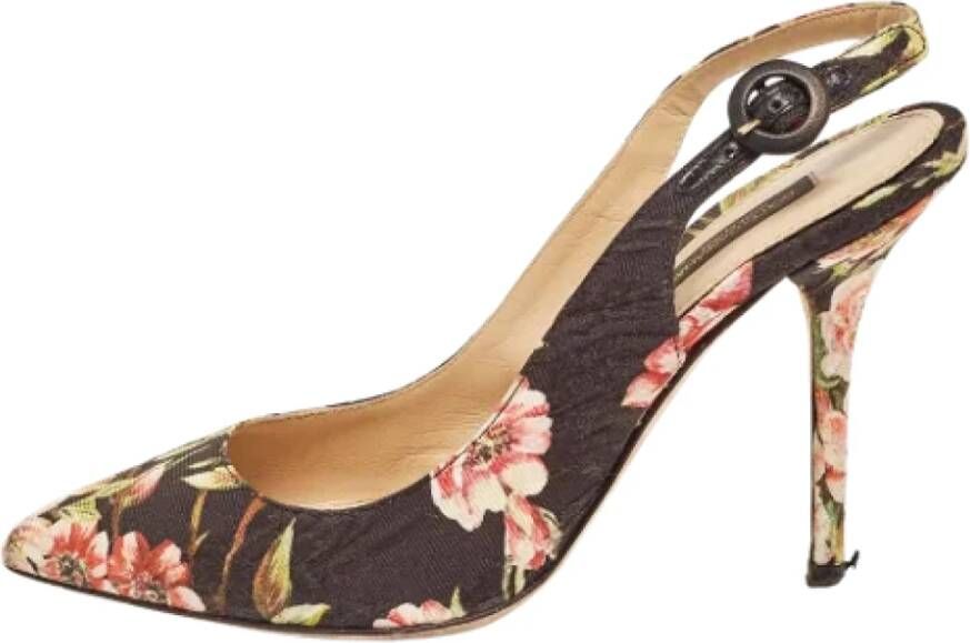 Dolce & Gabbana Pre-owned Fabric heels Multicolor Dames