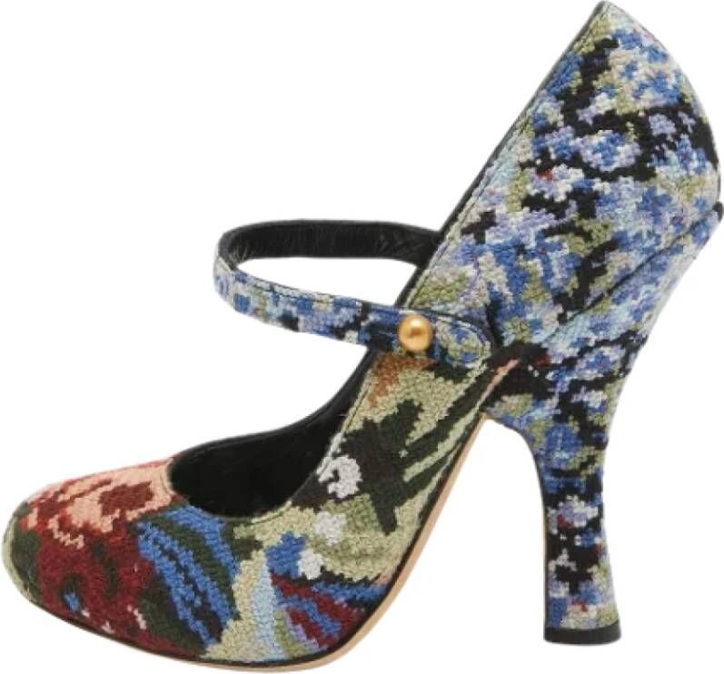 Dolce & Gabbana Pre-owned Fabric heels Multicolor Dames