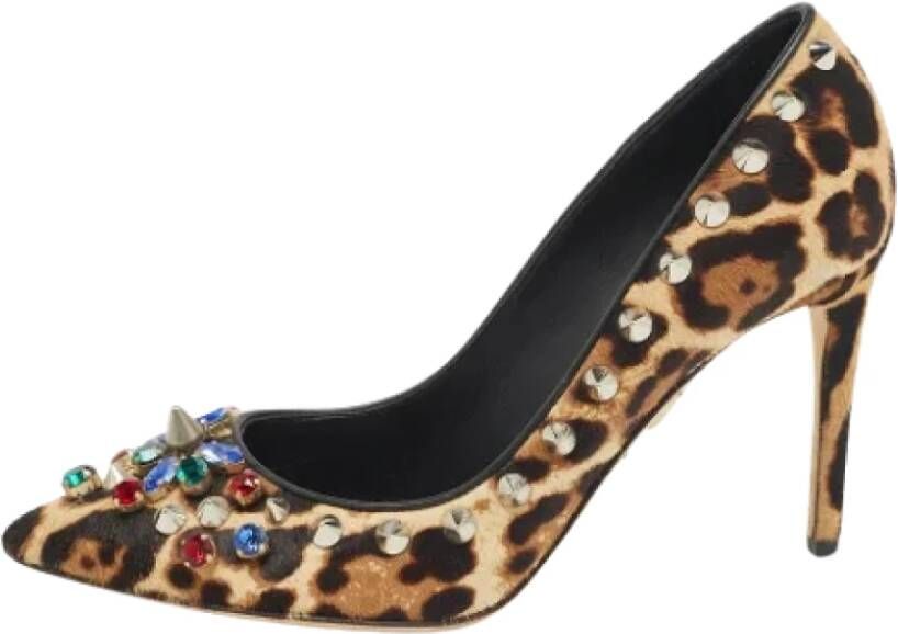 Dolce & Gabbana Pre-owned Fabric heels Multicolor Dames