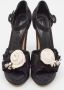 Dolce & Gabbana Pre-owned Fabric sandals Black Dames - Thumbnail 1