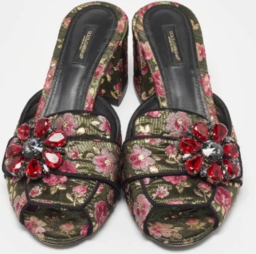 Dolce & Gabbana Pre-owned Fabric sandals Multicolor Dames