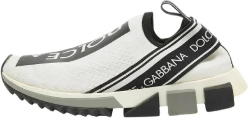 Dolce & Gabbana Pre-owned Fabric sneakers White Dames