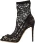 Dolce & Gabbana Pre-owned Lace boots Black Dames - Thumbnail 1