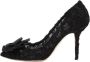 Dolce & Gabbana Pre-owned Lace heels Black Dames - Thumbnail 1