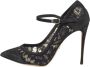 Dolce & Gabbana Pre-owned Lace heels Black Dames - Thumbnail 1
