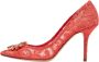 Dolce & Gabbana Pre-owned Lace heels Pink Dames - Thumbnail 1