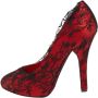 Dolce & Gabbana Pre-owned Lace heels Red Dames - Thumbnail 1