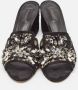 Dolce & Gabbana Pre-owned Lace sandals Black Dames - Thumbnail 1