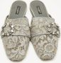 Dolce & Gabbana Pre-owned Lace sandals Gray Dames - Thumbnail 1