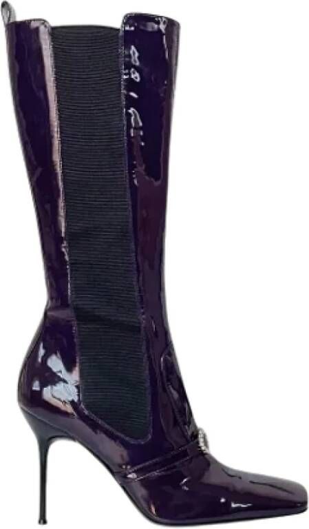 Dolce & Gabbana Pre-owned Leather boots Black Dames