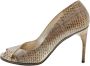 Dolce & Gabbana Pre-owned Leather heels Beige Dames - Thumbnail 1