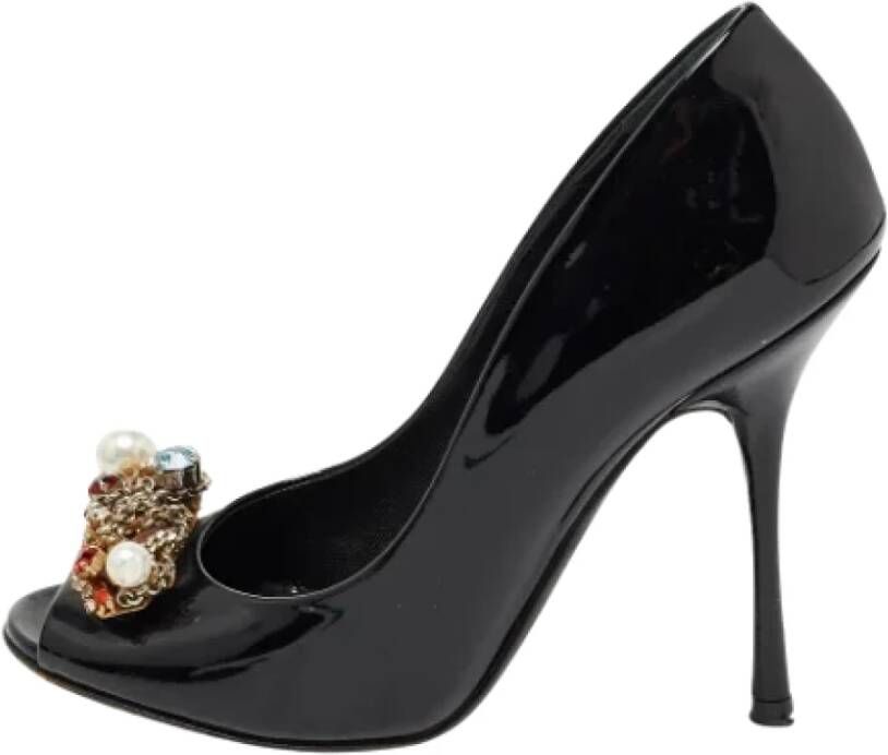 Dolce & Gabbana Pre-owned Leather heels Black Dames