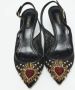 Dolce & Gabbana Pre-owned Leather heels Black Dames - Thumbnail 1