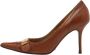 Dolce & Gabbana Pre-owned Leather heels Brown Dames - Thumbnail 1