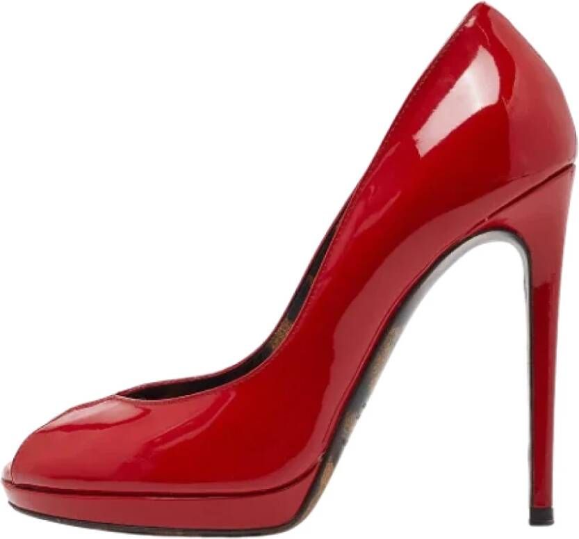 Dolce & Gabbana Pre-owned Leather heels Red Dames