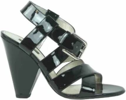 Dolce & Gabbana Pre-owned Leather sandals Black Dames