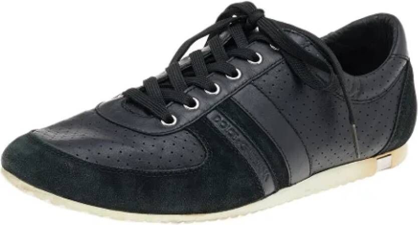 Dolce & Gabbana Pre-owned Leather sneakers Black Dames