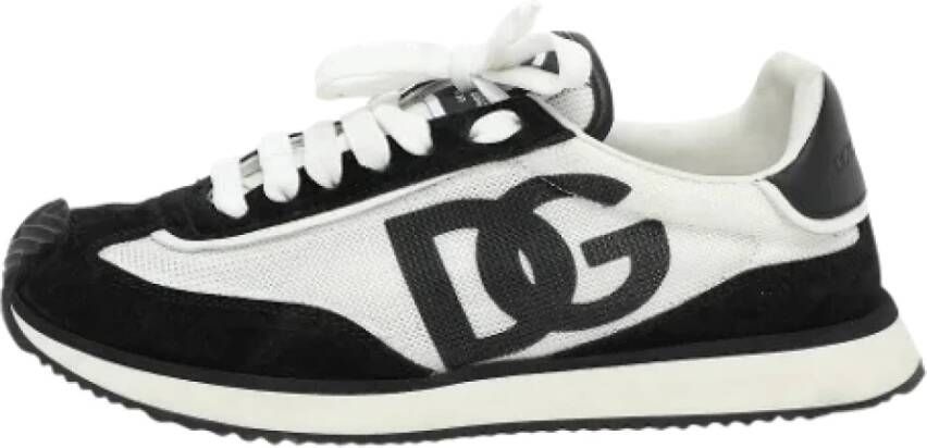 Dolce & Gabbana Pre-owned Leather sneakers Black Dames