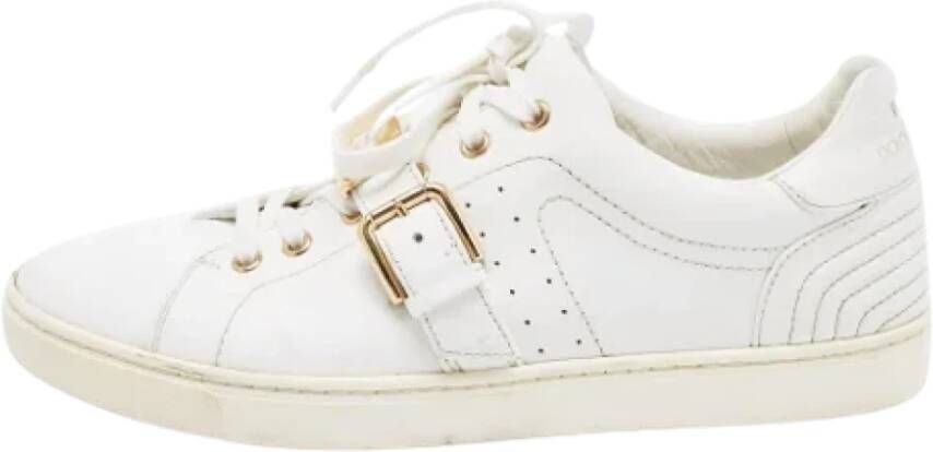 Dolce & Gabbana Pre-owned Leather sneakers White Dames