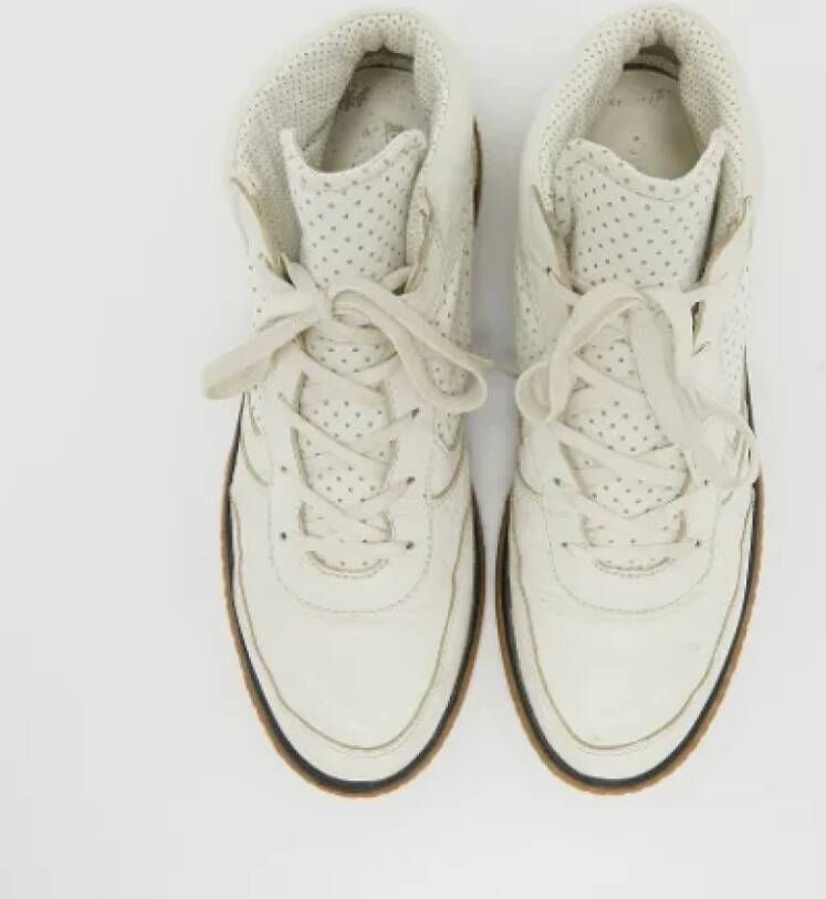 Dolce & Gabbana Pre-owned Leather sneakers White Heren