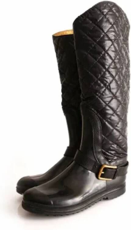 Dolce & Gabbana Pre-owned Nylon boots Black Dames