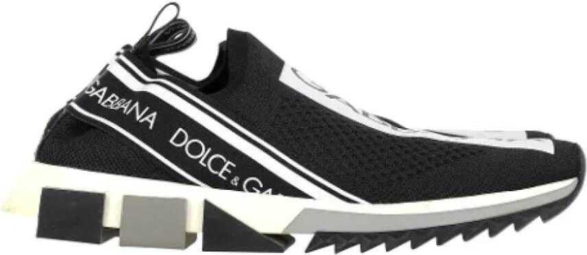 Dolce & Gabbana Pre-owned Polyester sneakers Black Dames