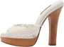 Dolce & Gabbana Pre-owned Raffia sandals White Dames - Thumbnail 1