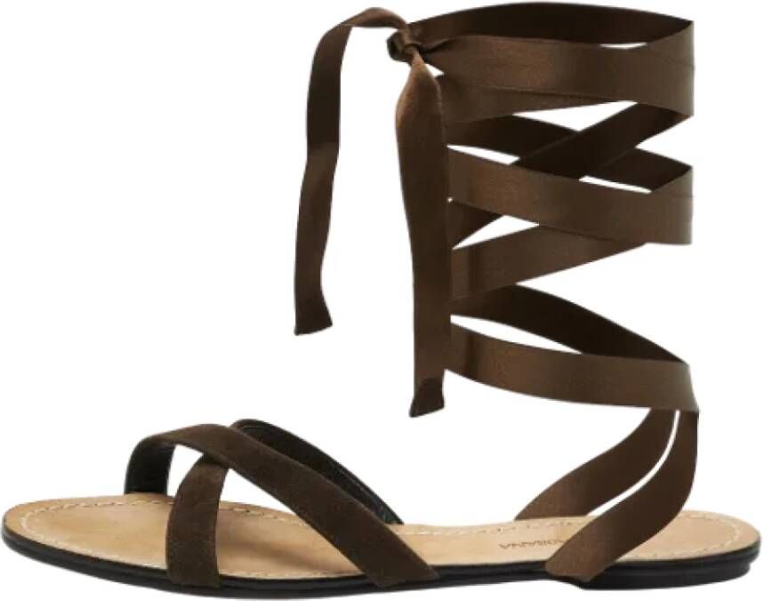 Dolce & Gabbana Pre-owned Sandalen Brown Dames