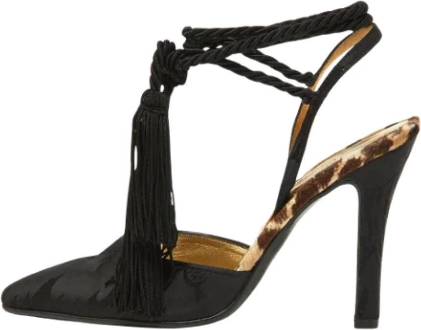 Dolce & Gabbana Pre-owned Satin heels Black Dames