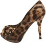 Dolce & Gabbana Pre-owned Satin heels Brown Dames - Thumbnail 1