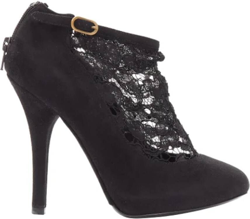 Dolce & Gabbana Pre-owned Suede boots Black Dames